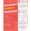 Decodable Phonics Passages Grade 2: Strengthen Reading and Comprehension Skills for Kids, Fun and Engaging Decodable Texts and More with Phonics and S - Paperback