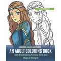 Goddesses, Angels and Fairies: An Adult Coloring Book with Breathtaking Fantasy Girls and Magical Designs - Paperback