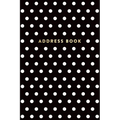 Address Book: Black and White Polka Dots, 6x9, 130 Pages, Professionally Designed - Paperback