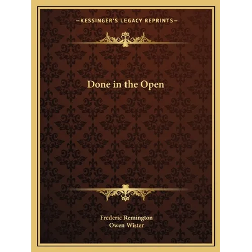 Done in the Open - Paperback