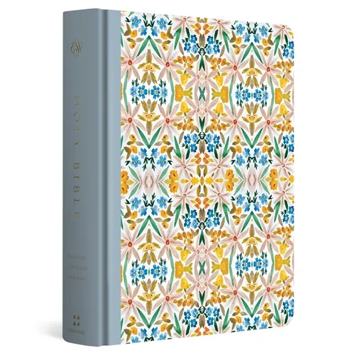 ESV Single Column Journaling Bible, Artist Series (Cloth Over Board, Jessica Dennis Bush, Flourish) - Hardcover