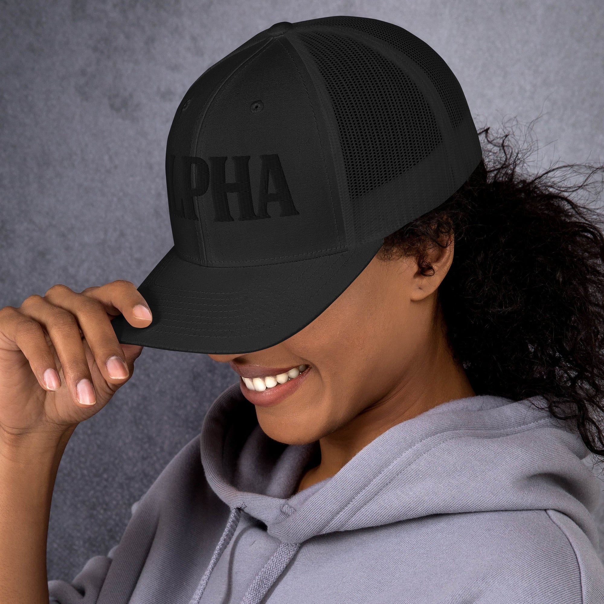 ALPHA Retro Trucker Hat