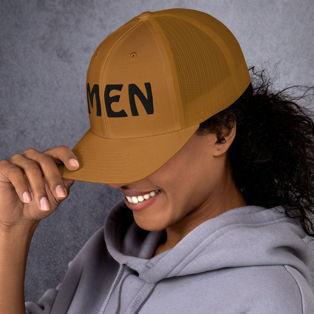 AMEN 3D Puffy Embroidered Trucker Cap