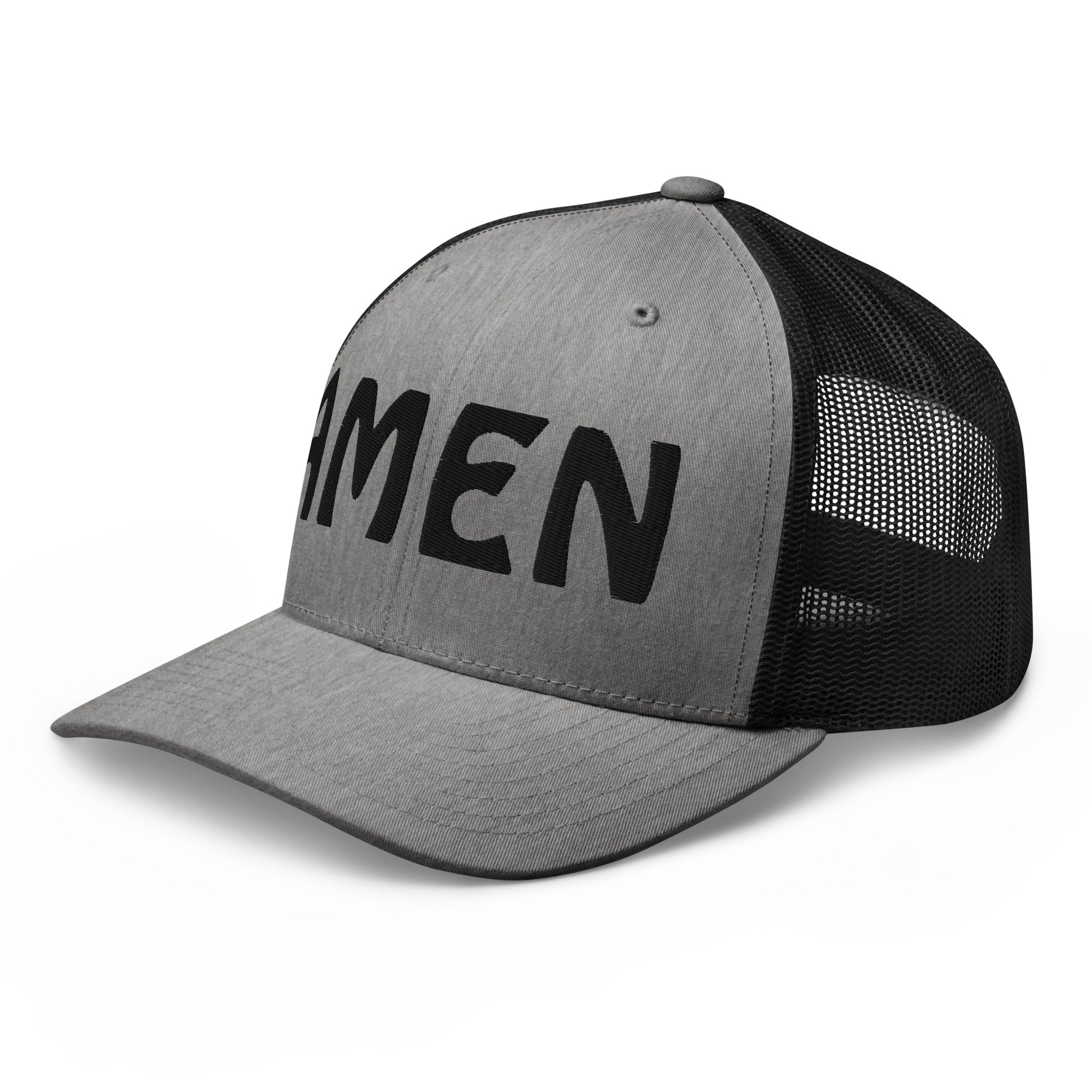 AMEN 3D Puffy Embroidered Trucker Cap
