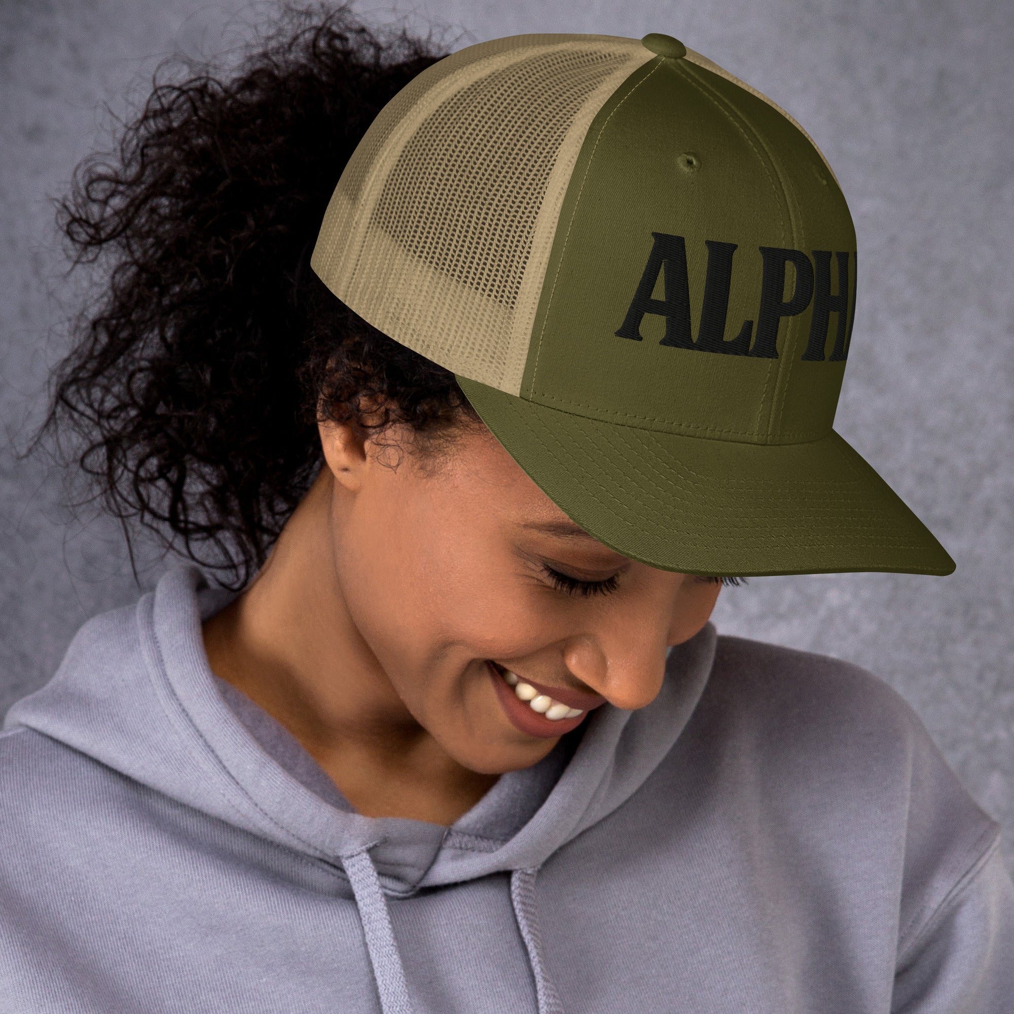 ALPHA Retro Trucker Hat