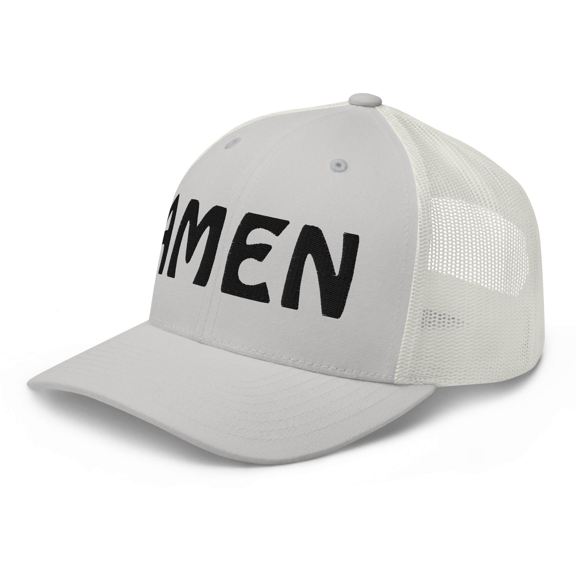 AMEN 3D Puffy Embroidered Trucker Cap
