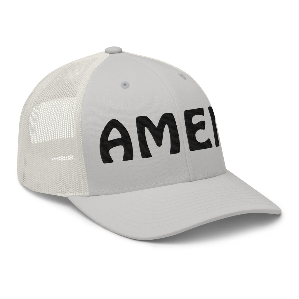 AMEN 3D Puffy Embroidered Trucker Cap