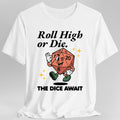 Roll High or Die Retro D&D T-shirt