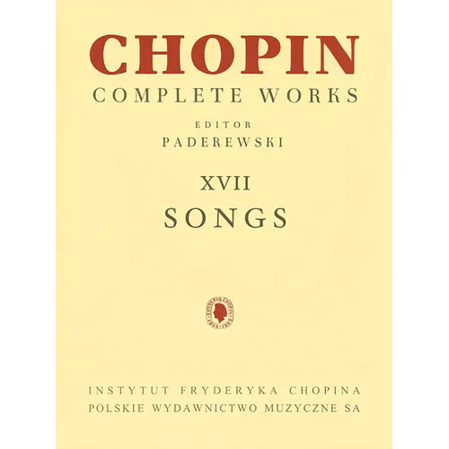 Songs: Chopin Complete Works Vol. XVII - Paperback