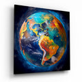 Earth Glass Wall Art|| Designer's Collection