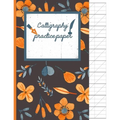 Calligraphy Practice paper: Orange hand writing workbook for adults & kids 120 pages of practice sheets to write in (8.5x11 Inch). - Paperback