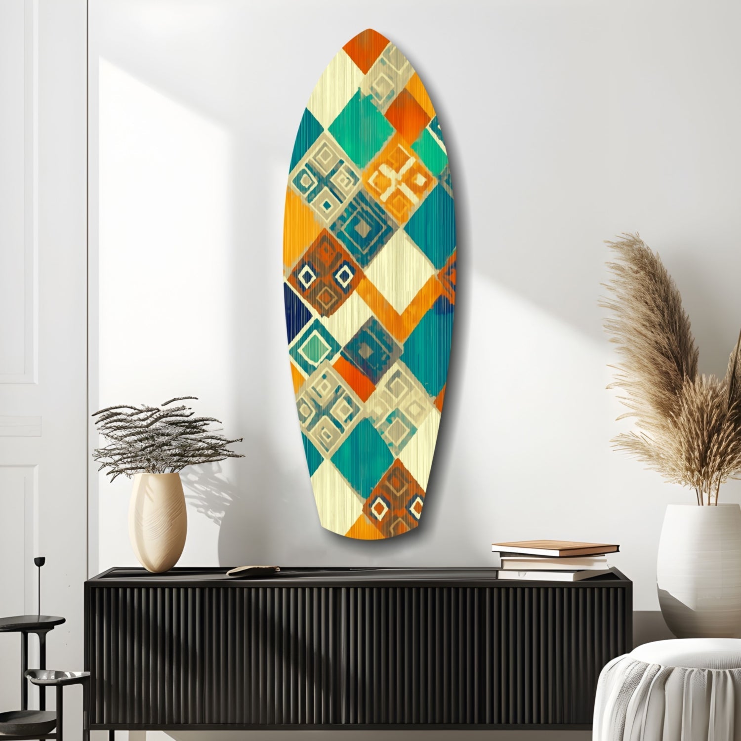 Abstract Art Glass Wall Art