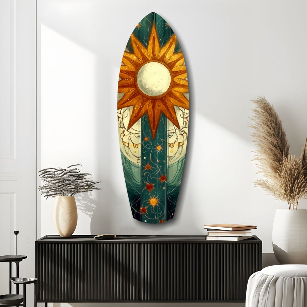 Radiant Horizon Glass Wall Art