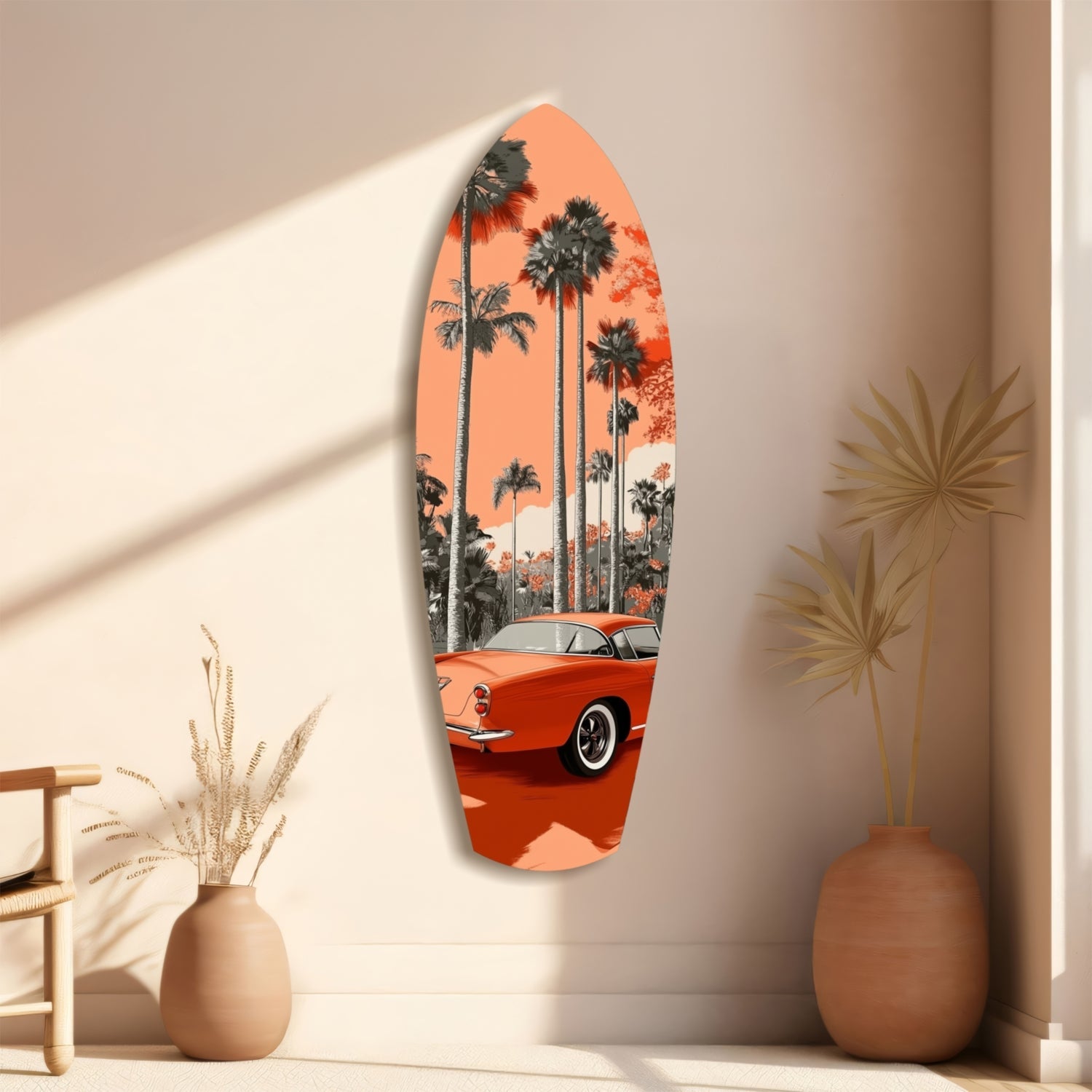 California Dreams Glass Wall Art