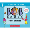 Bob Books - First Stories Hardcover Collection of 12 Stories Decodable Phonics Stories, Ages 4 and Up, Kindergarten (Stage 1: Starting to Read) - Library Binding