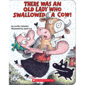 There Was an Old Lady Who Swallowed a Cow! (Board Book) - Board Book