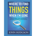 Where to find things when I'm gone - Paperback