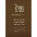 Phonetic Readings of Songs and Arias - Paperback