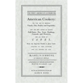 American Cookery - Paperback