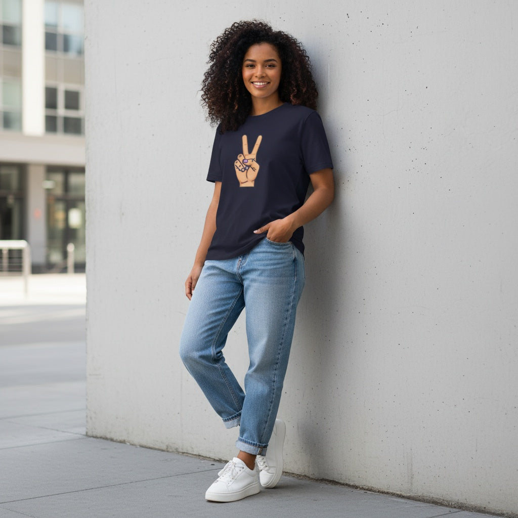 Peace Sign Relaxed T-Shirt