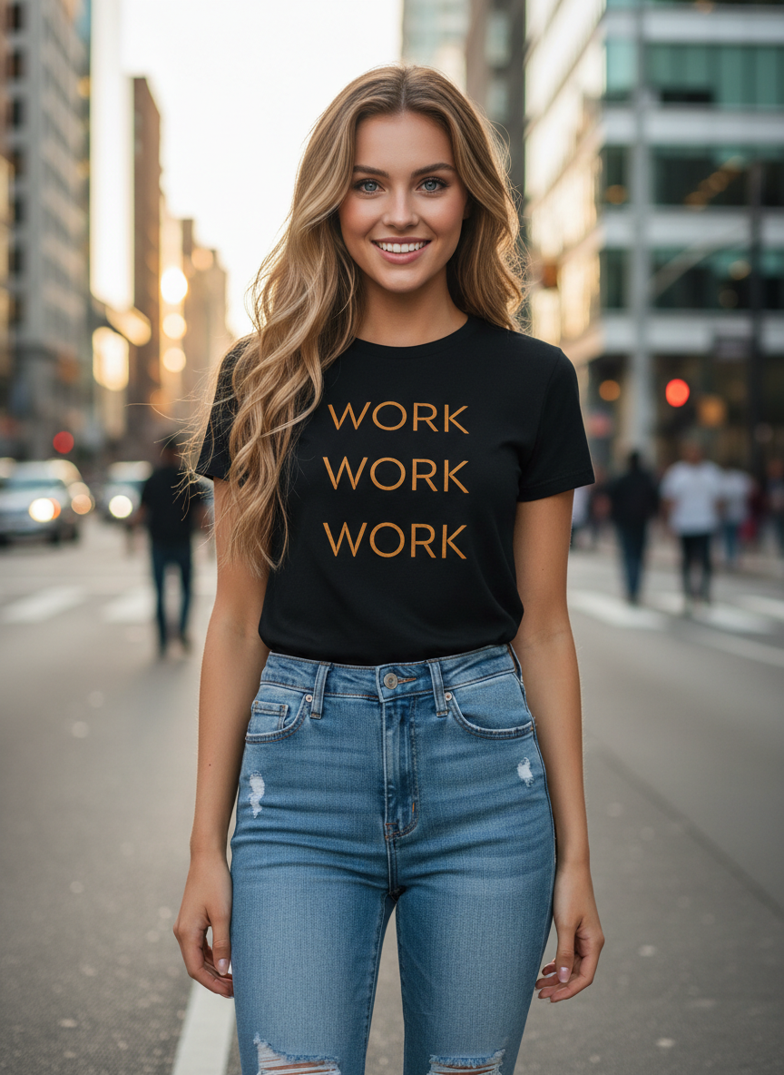 Triple Your Hustle Work Work Work T-Shirt