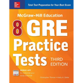 McGraw-Hill Education 8 GRE Practice Tests, Third Edition - Paperback