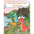 Dinosaur Easter Fun! Coloring Book Childrens Coloring book: kids color fantasy spring - Paperback