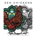 Zen Chickens: Meditative Coloring Book - Paperback
