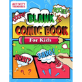 Blank Comic Book For Kids: Sketch Your Own Comics - 110 Unique Blank Comic Pages - A Large 8.5" x 11" Sketchbook For Kids To Express Creative Comic Id - Paperback