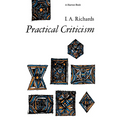 Practical Criticism: A Study of Literary Judgment - Paperback