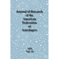 Journal of Research of the American Federation of Astrologers Vol. 19 - Paperback