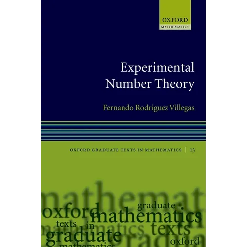 Experimental Number Theory - Paperback