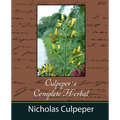 Culpeper's Complete Herbal - Nicholas Culpeper - Paperback
