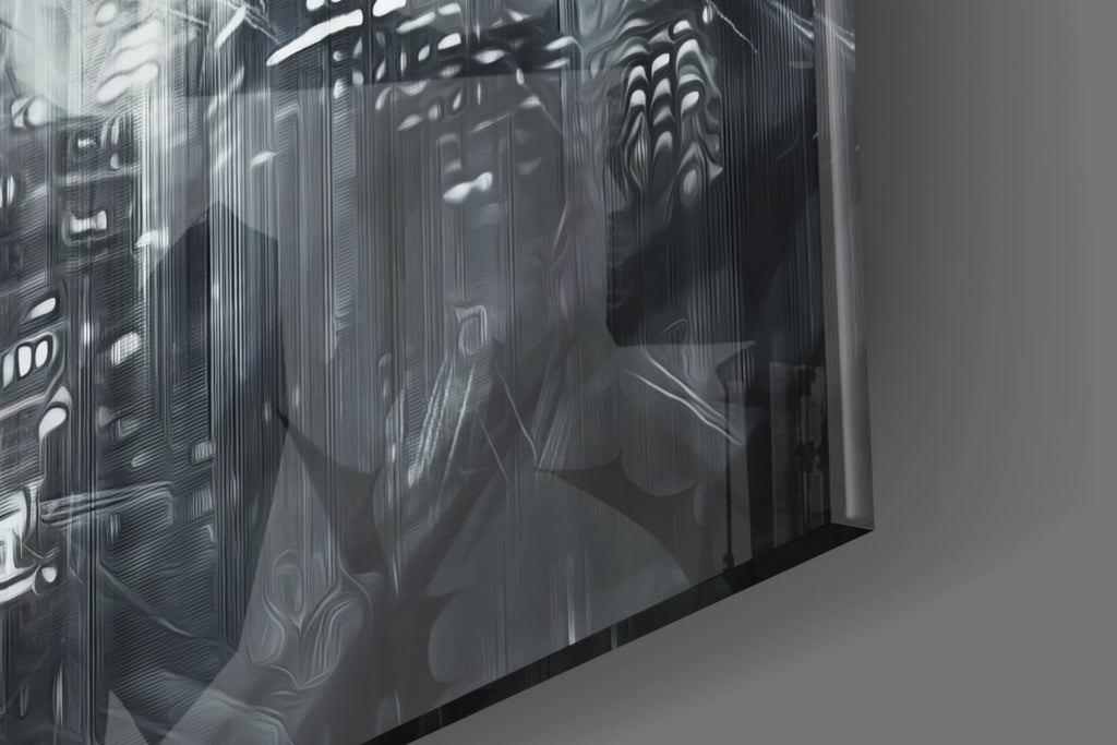 Batman Wings Glass Wall Art