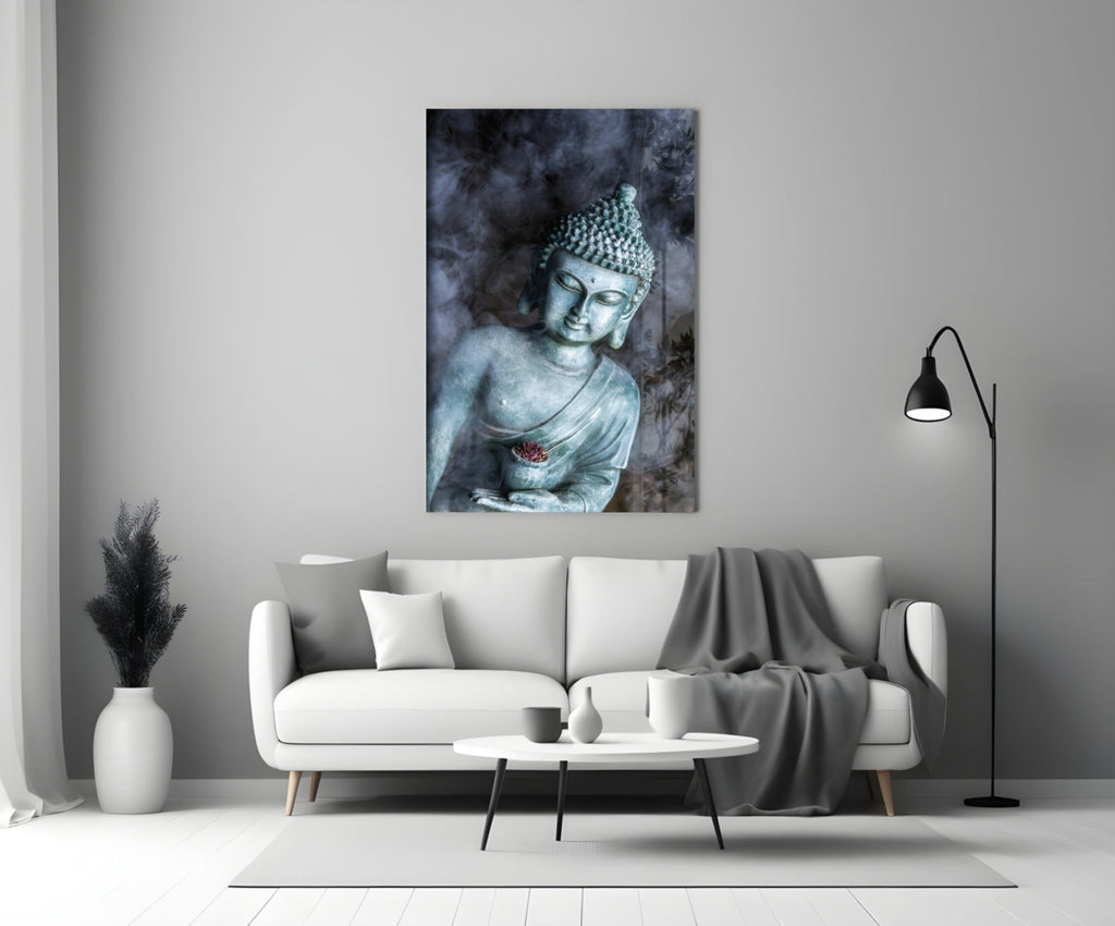 Buddha Glass Wall Art