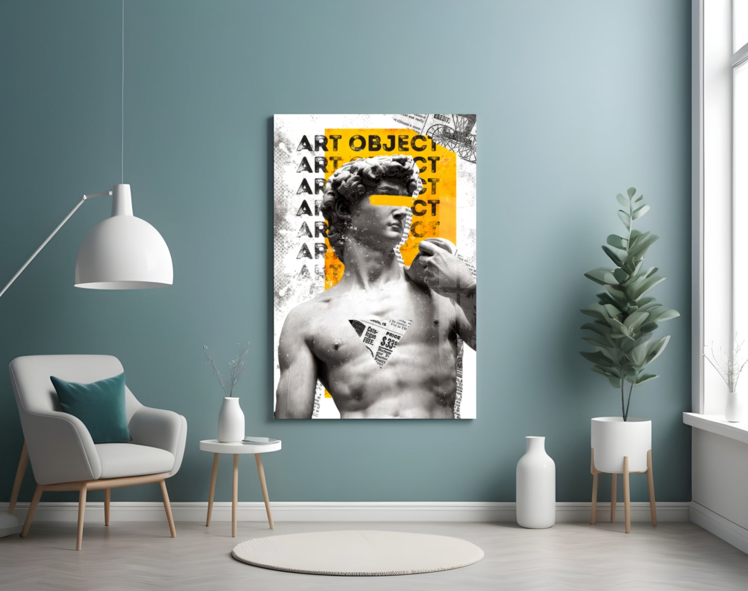 Art Object Glass Wall Art