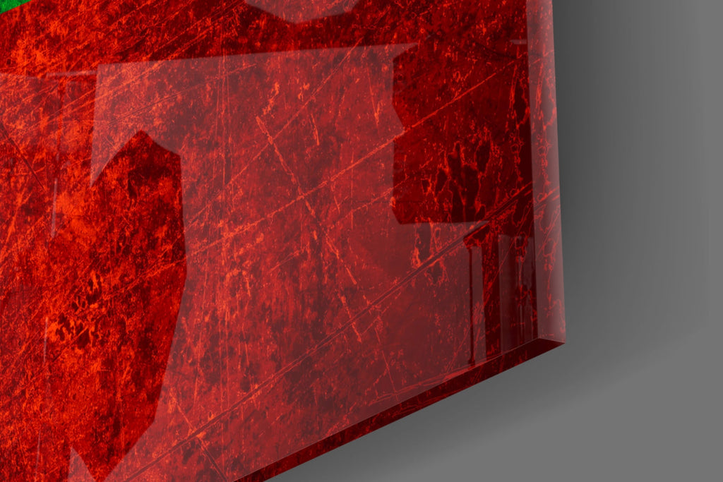 Flag of Bulgaria Glass Wall Art