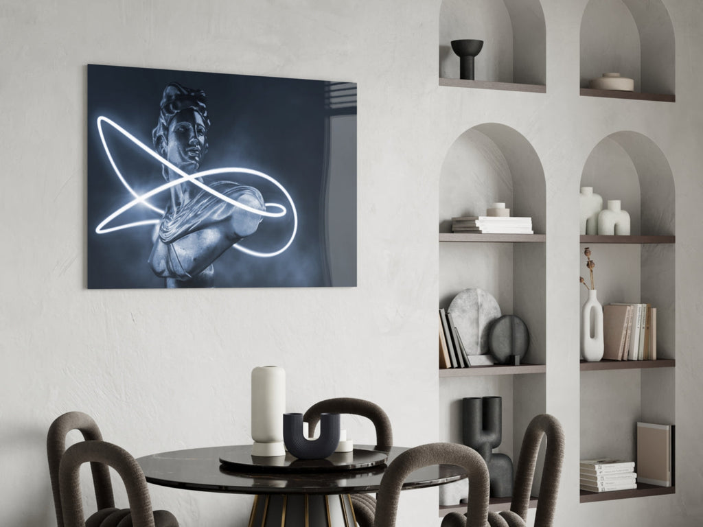 Abstract Art Glass Wall Art
