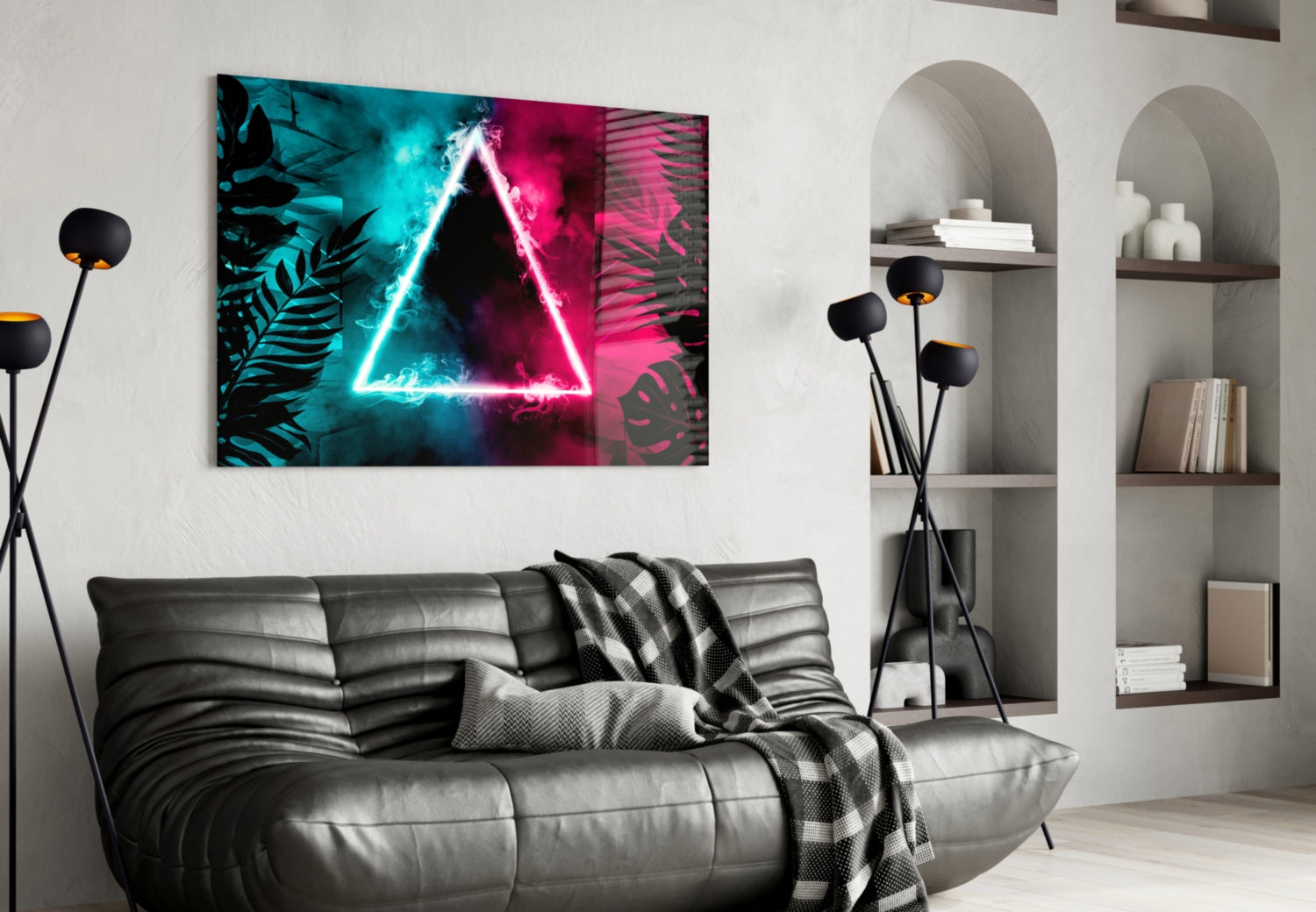 Abstract Art Glass Wall Art
