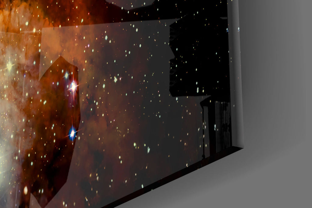 World Of The Galaxy Glass Wall Art