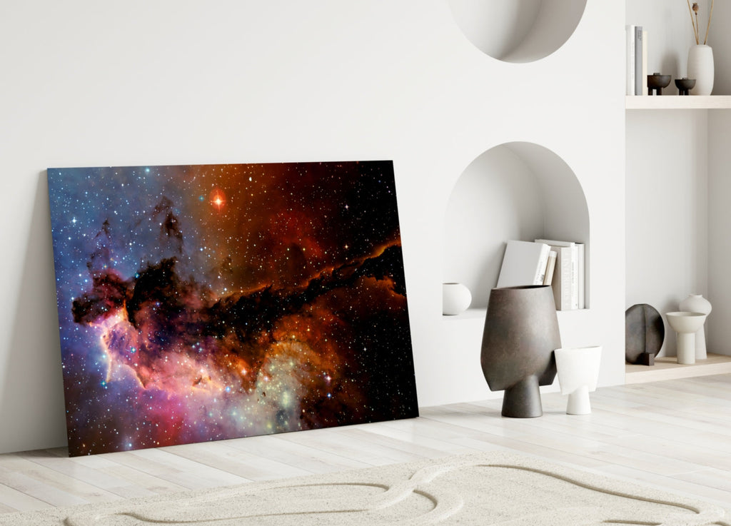 World Of The Galaxy Glass Wall Art