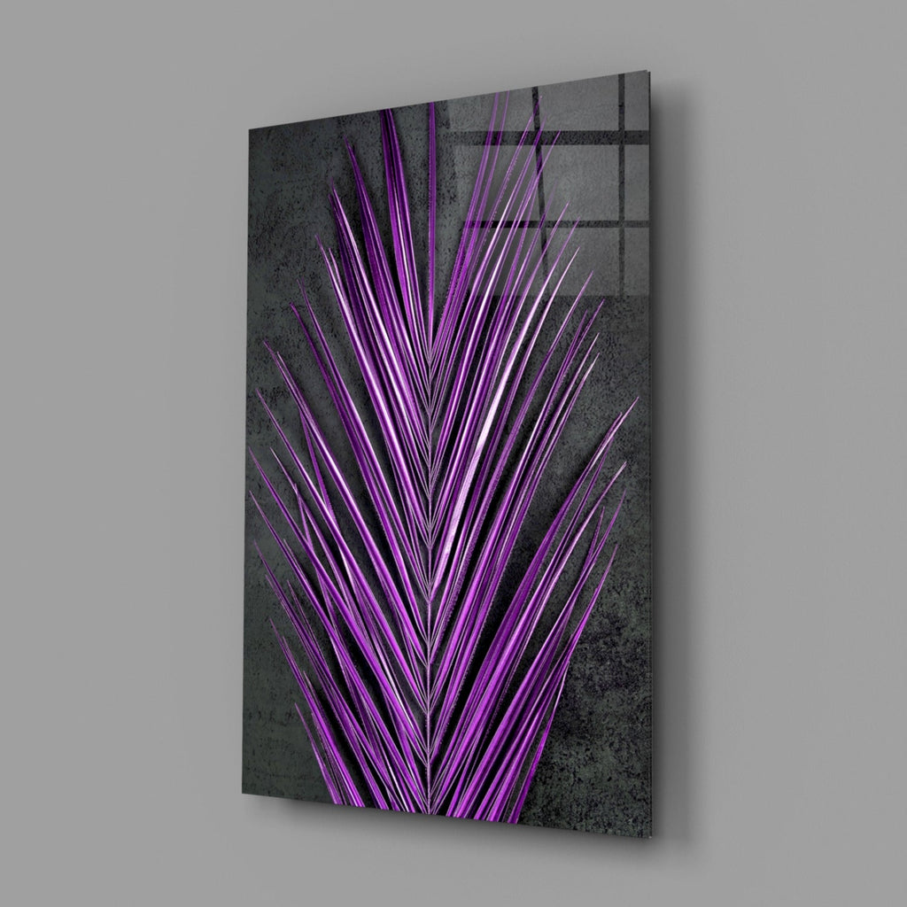 Areca Bunch Glass Wall Art