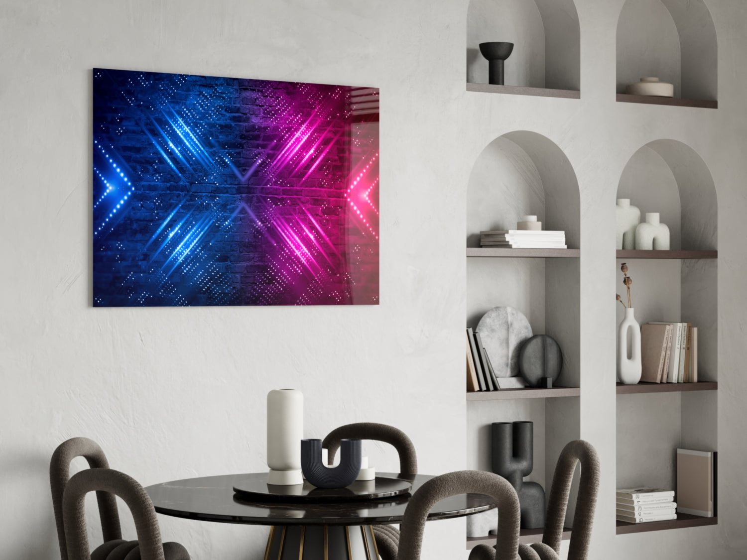 Abstract Art Glass Wall Art