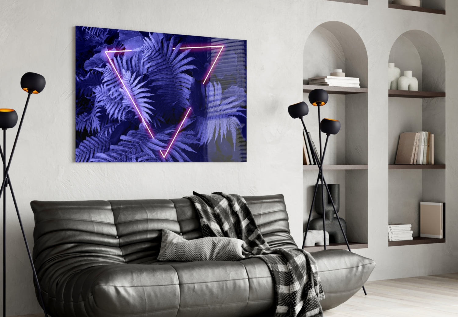 Abstract Art Glass Wall Art