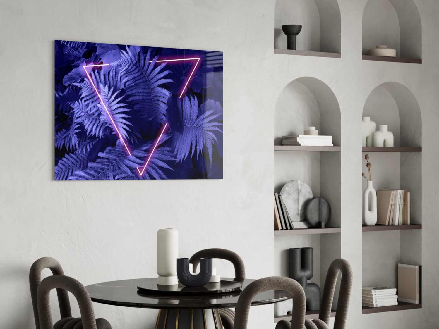Abstract Art Glass Wall Art