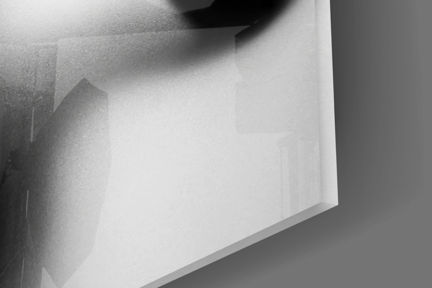 Loneliness Glass Wall Art