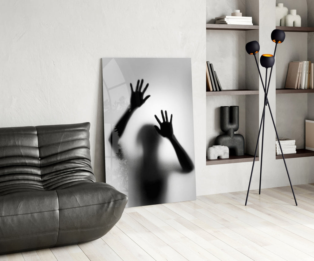 Loneliness Glass Wall Art