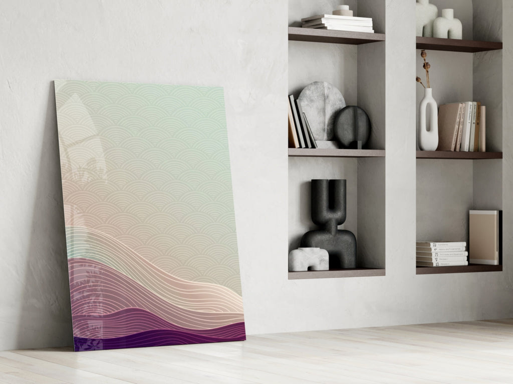 Abstract Art Glass Wall Art
