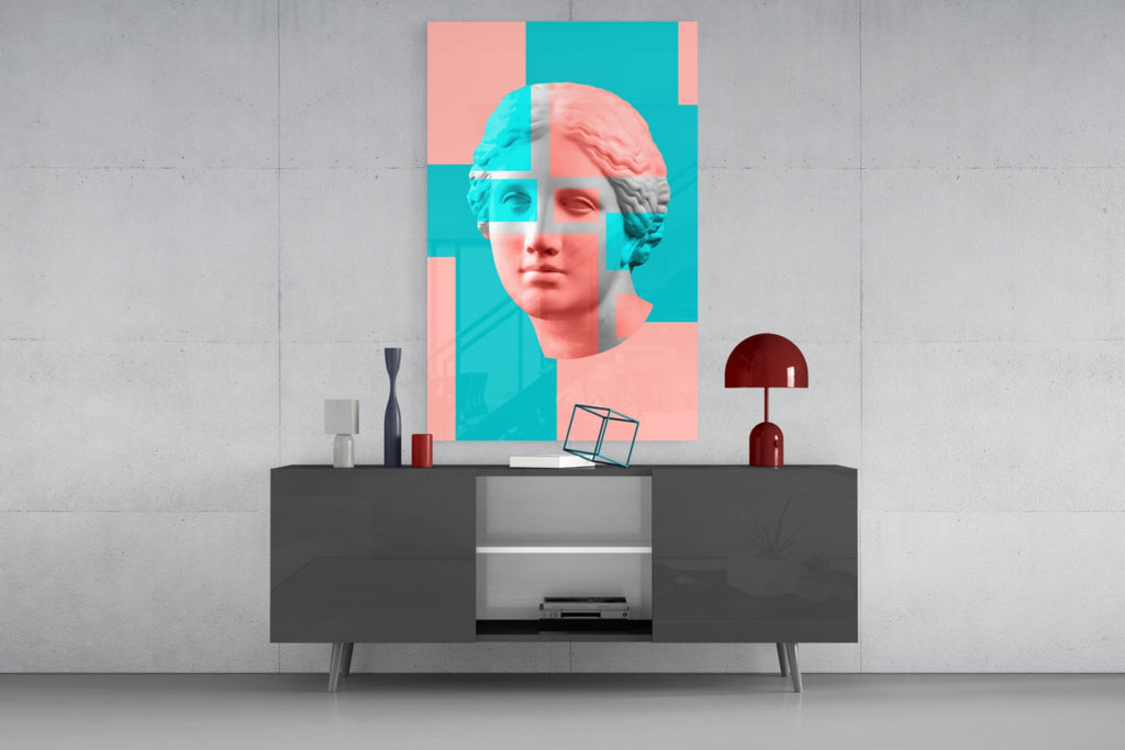Abstract Art Glass Wall Art