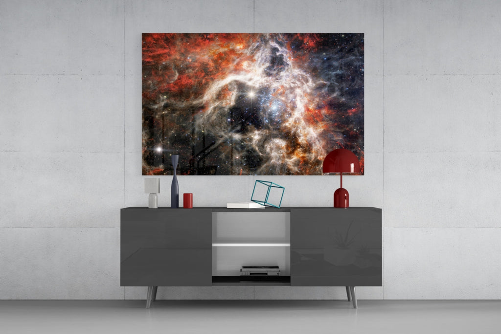 World Of The Galaxy Glass Wall Art